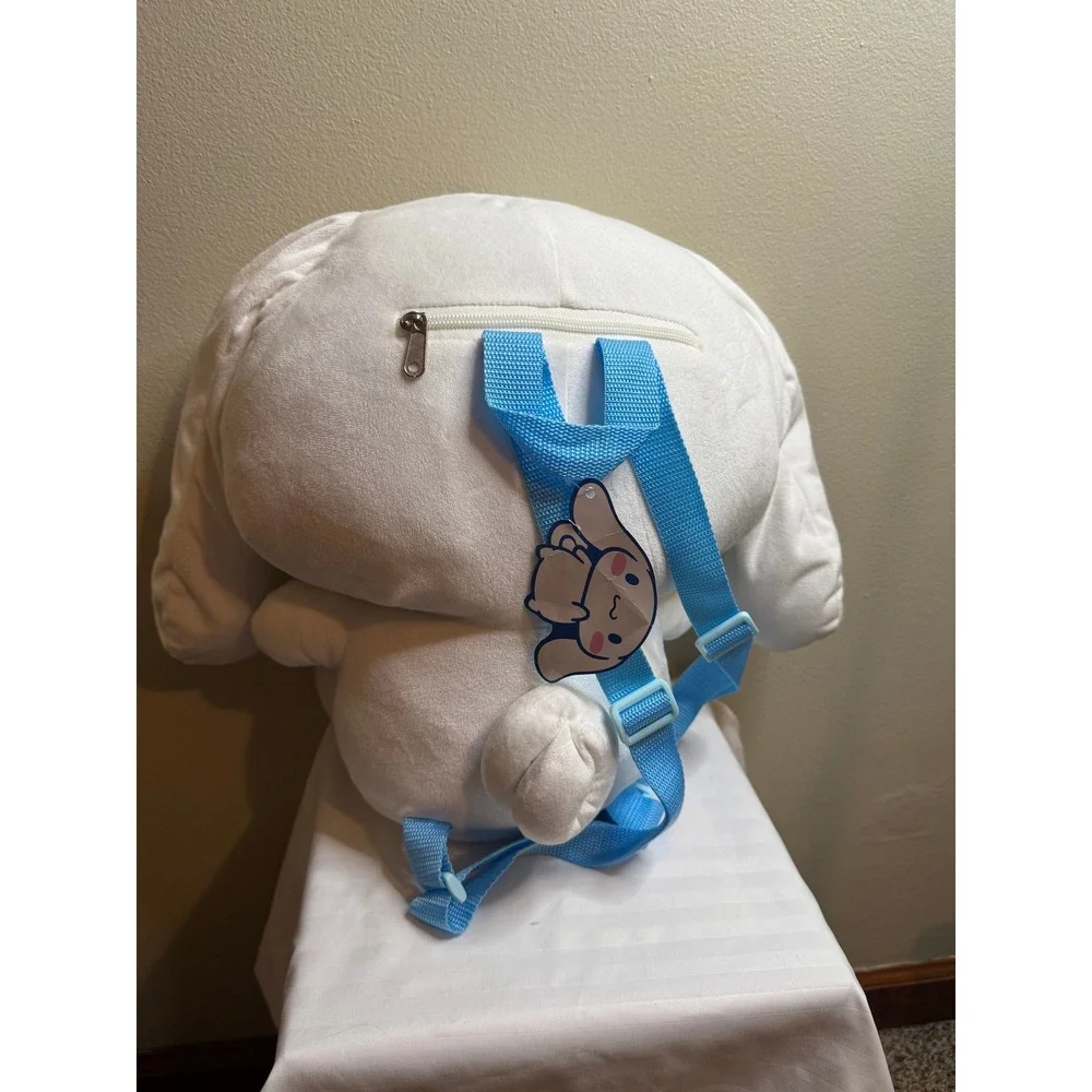 Sanrio Cinnamoroll Plush Backpack White Blue Kawaii Bag 12971-8 NEW
